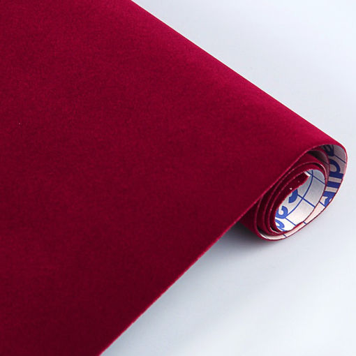 Picture of VELVET ADHESIVE ROLL MARRON 0.45M X 1M